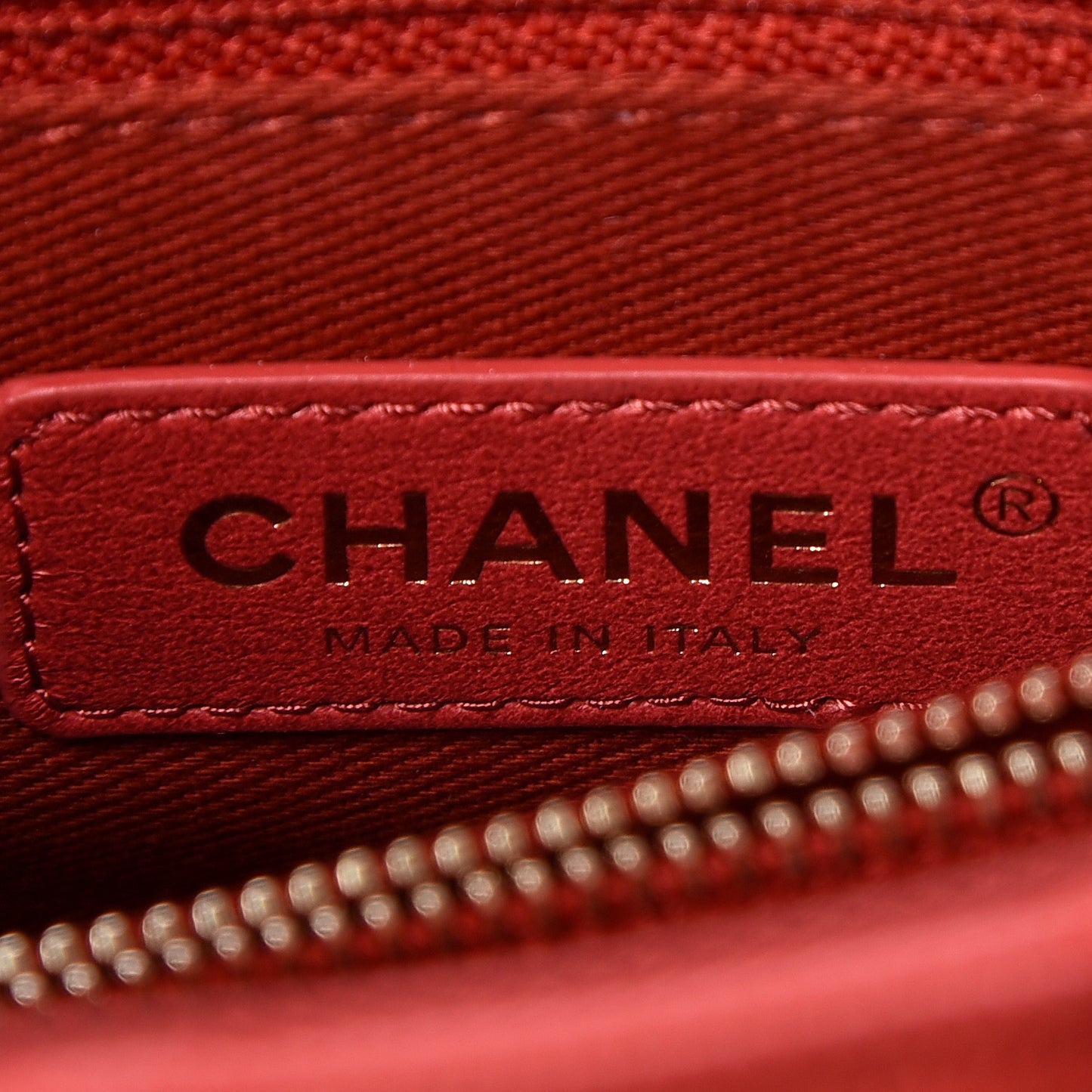 Caviar Quilted Small Coco Handle Flap Red