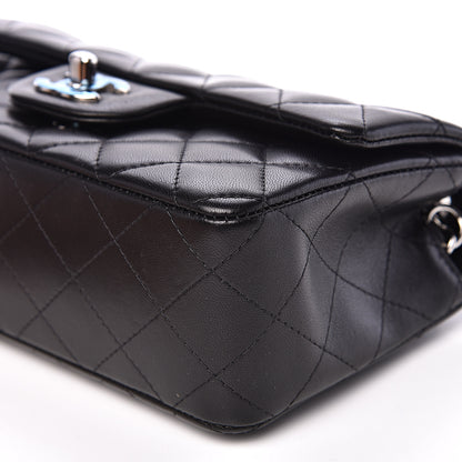 Chanel Lambskin Quilted Mini Rectangular Flap Black 9 of 11
