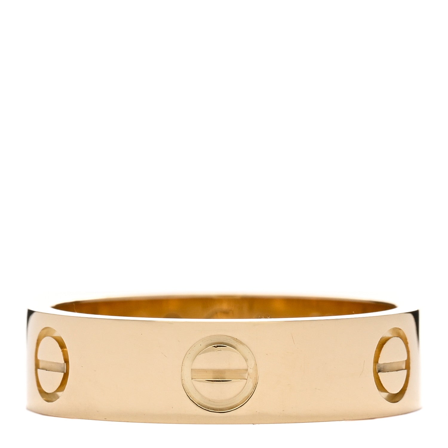Cartier 18K Yellow Gold 5.5mm LOVE Ring 58 8.5 1 of 4