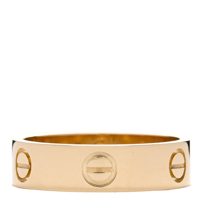 Cartier 18K Yellow Gold 5.5mm LOVE Ring 58 8.5 1 of 4