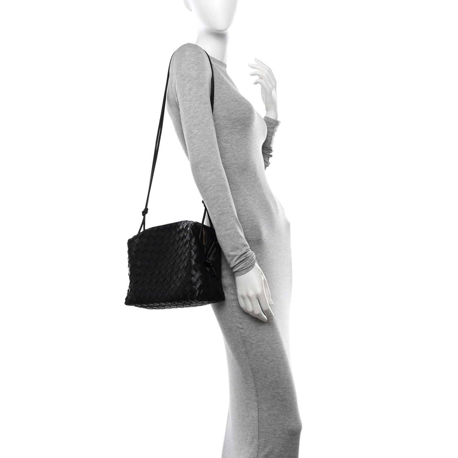 Bottega Veneta Nappa Intrecciato Medium Loop Camera Bag Black 2 of 9