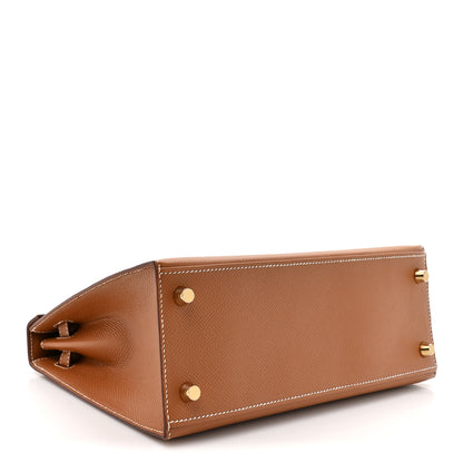 Hermes Epsom Kelly Sellier 25 Gold 4 of 10