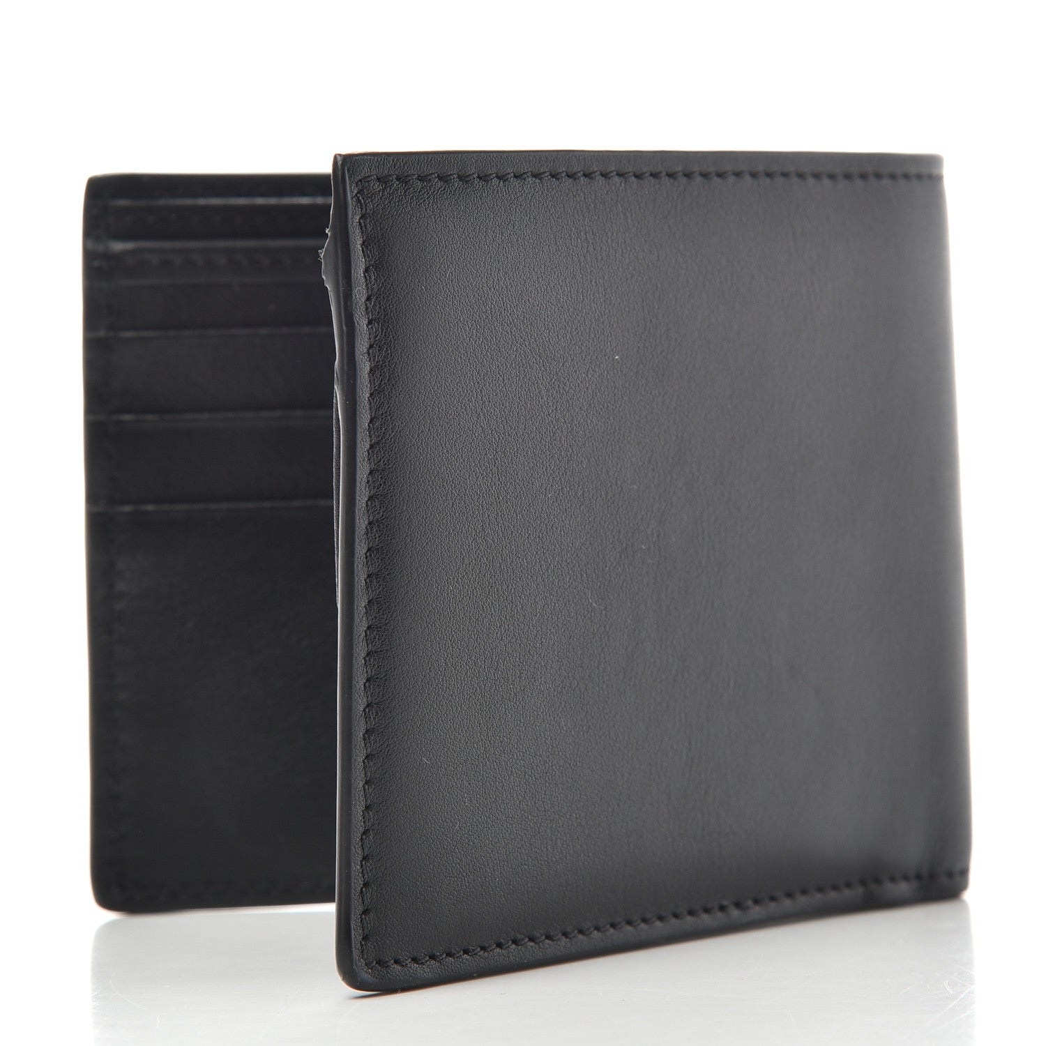 Versace Vitello Medusa Bi-Fold Wallet Black 3 of 6