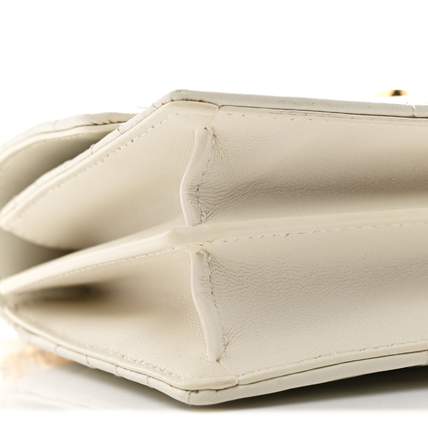 Christian Dior Lambskin Macrocannage Mini Miss Caro Bag Latte 10 of 14