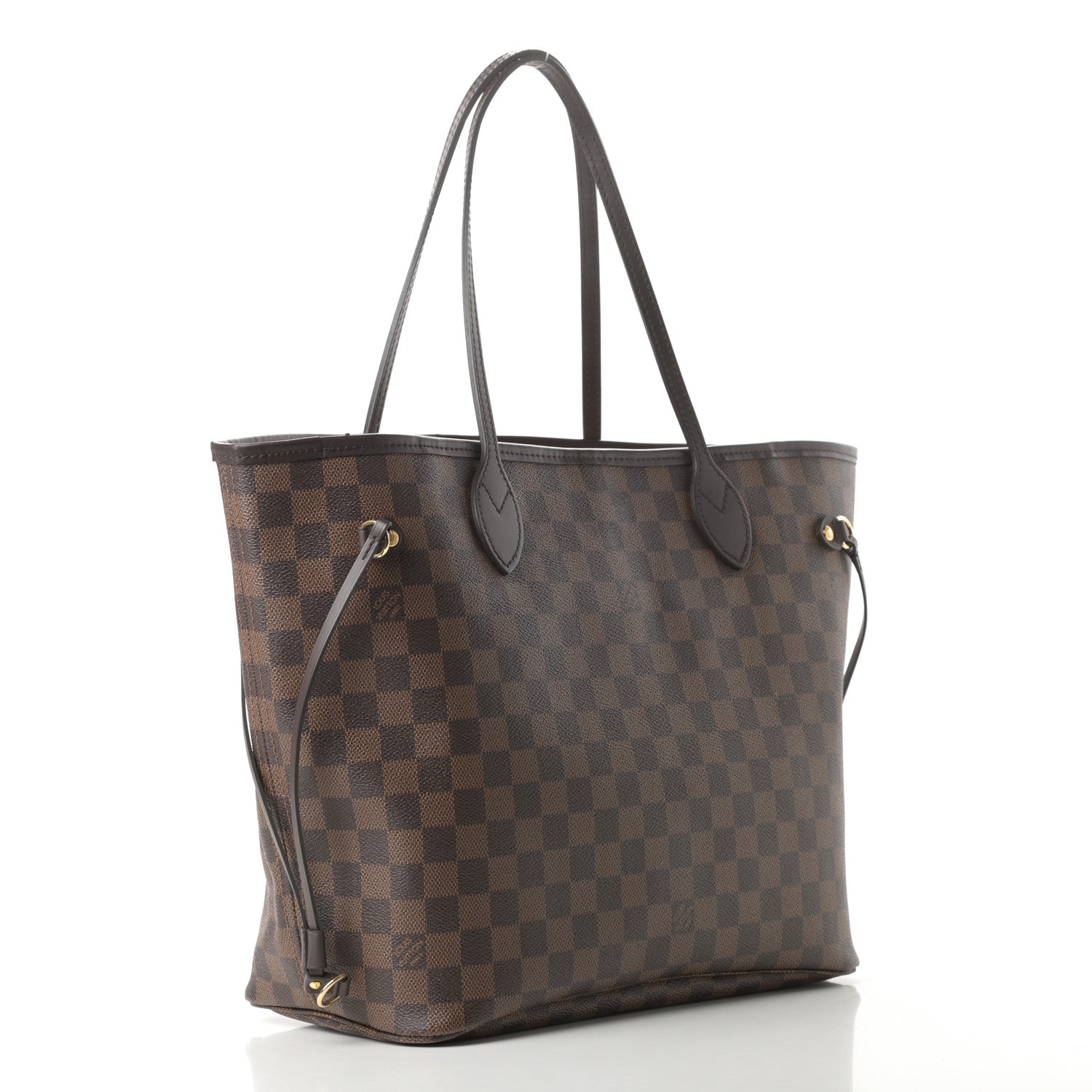 Louis Vuitton Damier Ebene Neo Neverfull MM Rose Ballerine 3 of 15