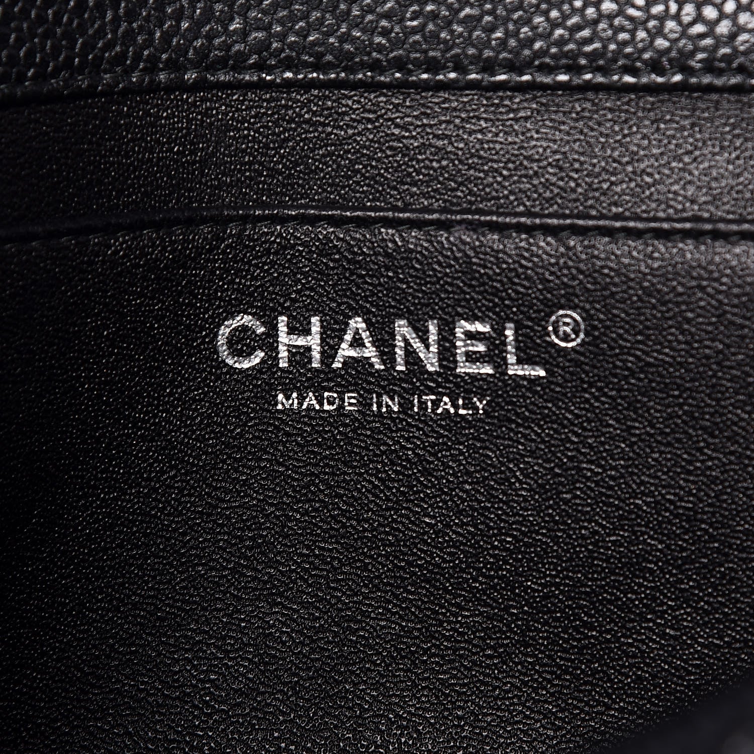 Chanel Caviar Quilted Clutch With Chain Flap Dark Grey 6 of 9