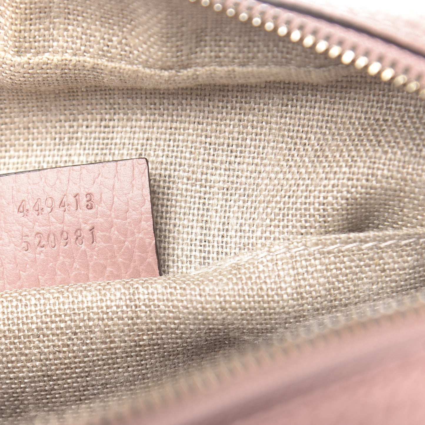 Monogram Mini Bree Messenger Bag Beige Soft Pink
