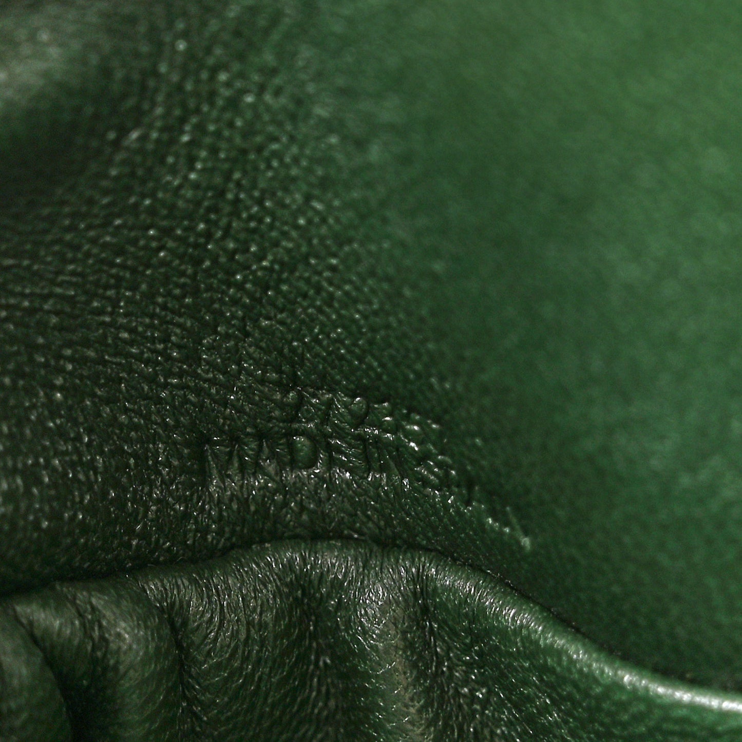 Calfskin Quilted Flamenco Knot Clutch Verde