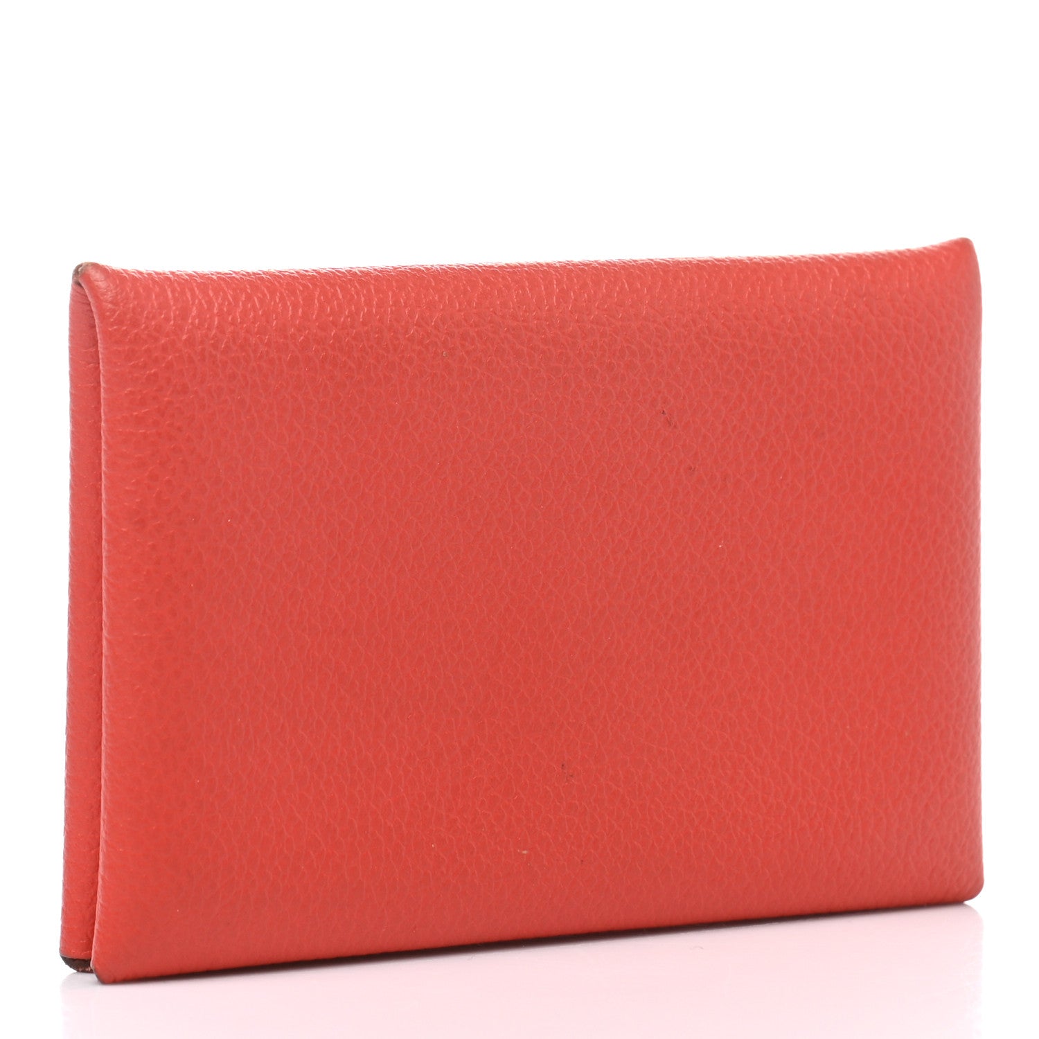 Hermes Evercolor Calvi Card Case Rouge de Coeur 3 of 8