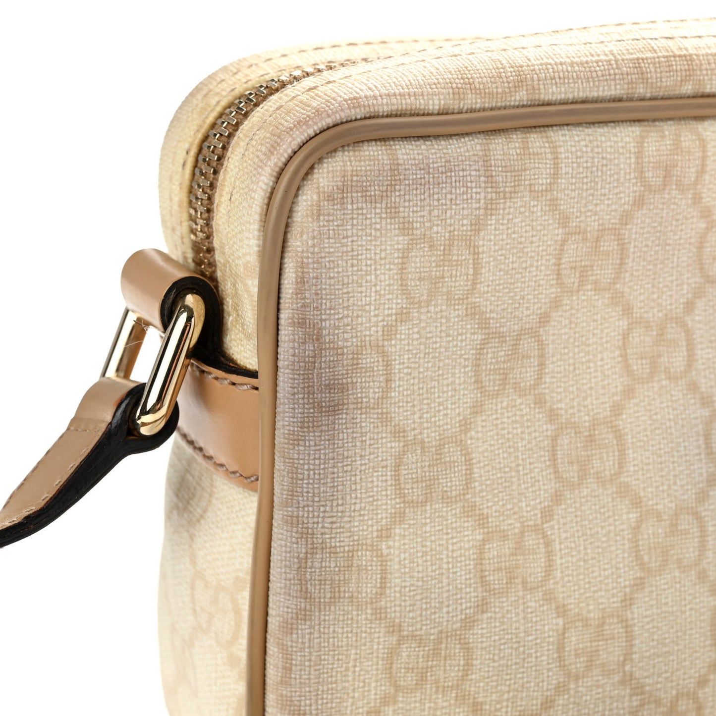 GG Plus Monogram Small Shoulder Bag White