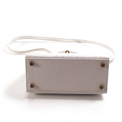 Hermes Ostrich Mini Kelly White 4 of 11