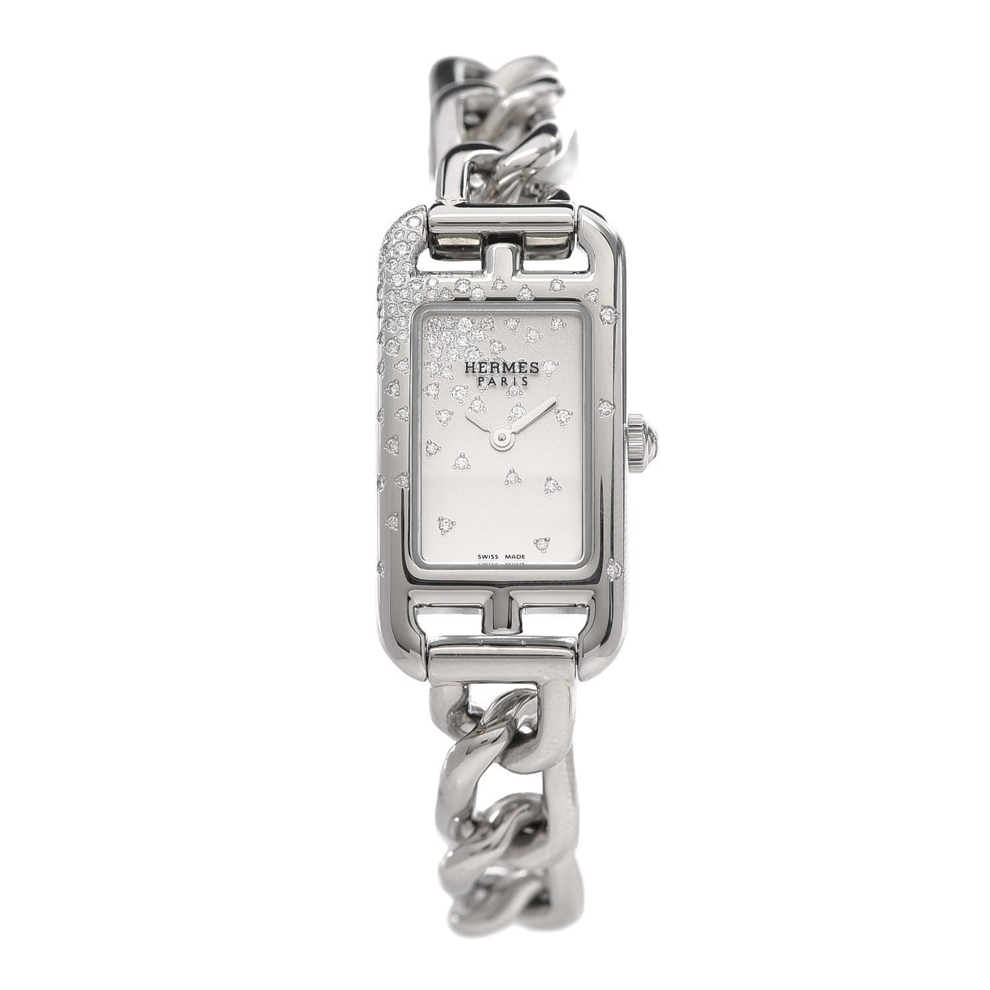 Stainless Steel Diamond 17mm Nantucket Jete De Diamants Quartz Watch