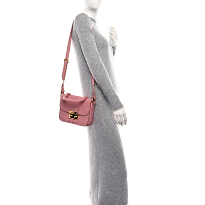 Miu Miu Goatskin Madras Shoulder Bag Rosa 3 of 11