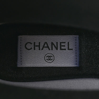 Chanel Caoutchouk CC High Boots 38 Black White 7 of 10