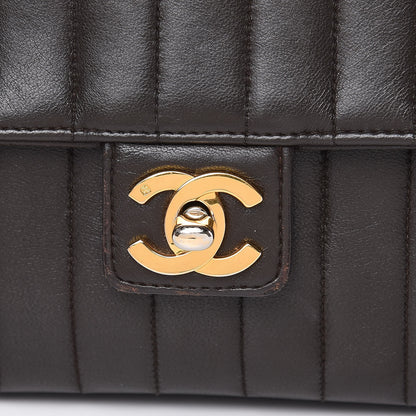 Chanel Lambskin Vertical Quilt Medium Flap Brown 18 of 22