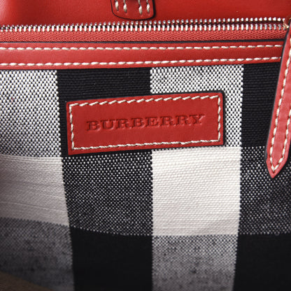 Burberry Canvas Mega Check Medium Maidstone Cadmium Red 6 of 9