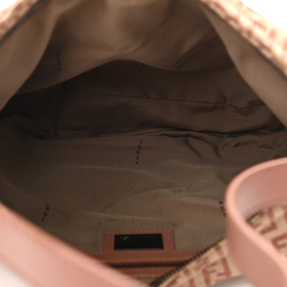 Fendi Zucchino Vitello Hobo Beige Bruciato Bois de Rose 5 of 12