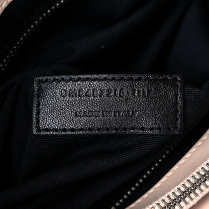 Saint Laurent Calfskin Y Quilted Monogram Medium Loulou Chain Satchel Rose Antic 6 of 9