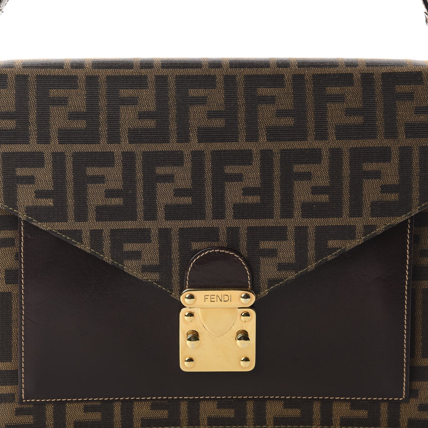Zucca Calfskin Flap Tobacco Moro