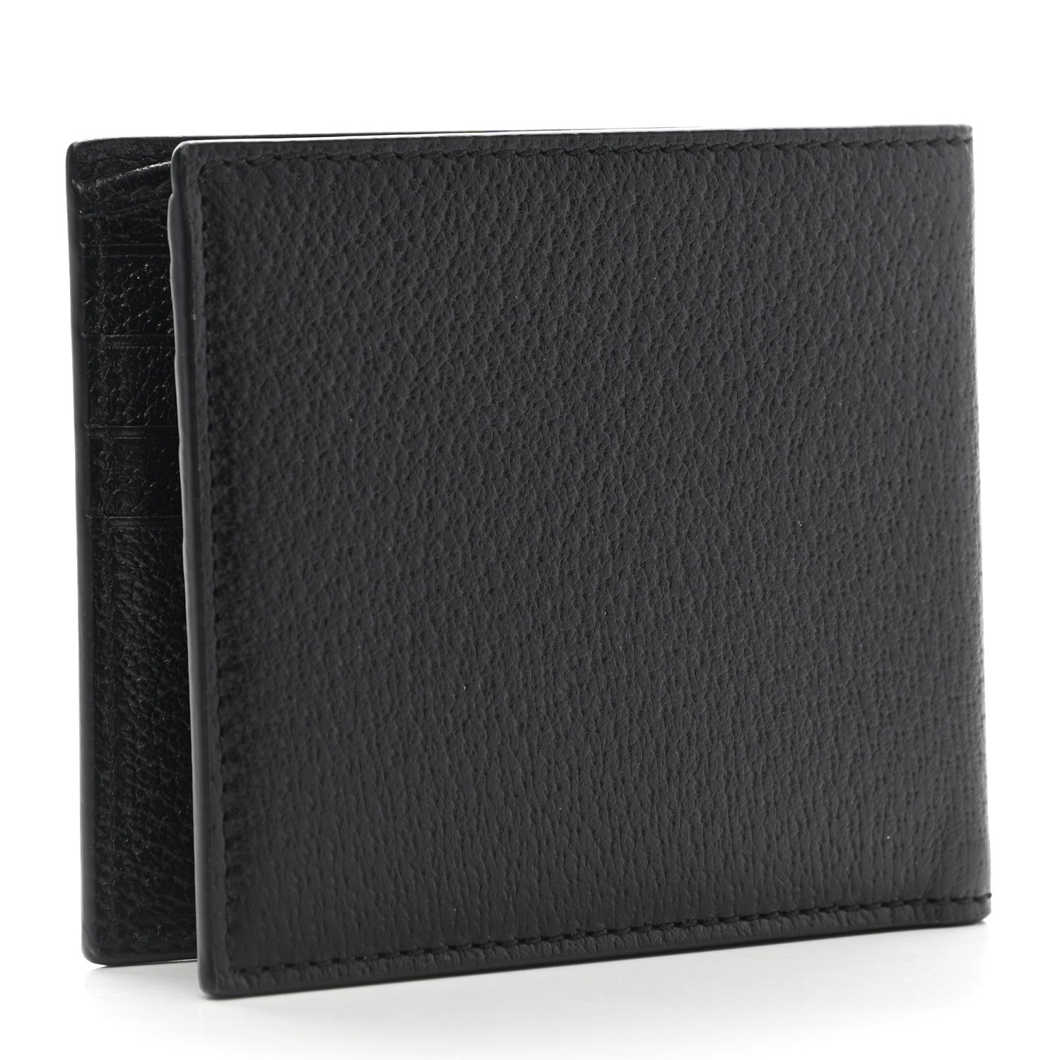 Gucci Calfskin Bee Bi-Fold Wallet Black 3 of 7