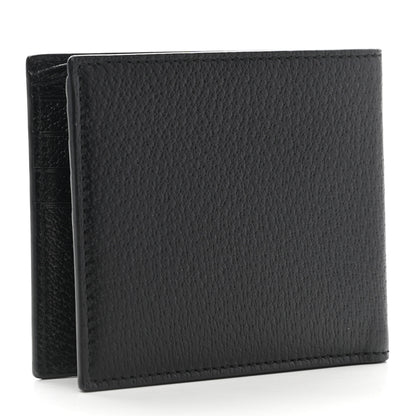 Gucci Calfskin Bee Bi-Fold Wallet Black 3 of 7