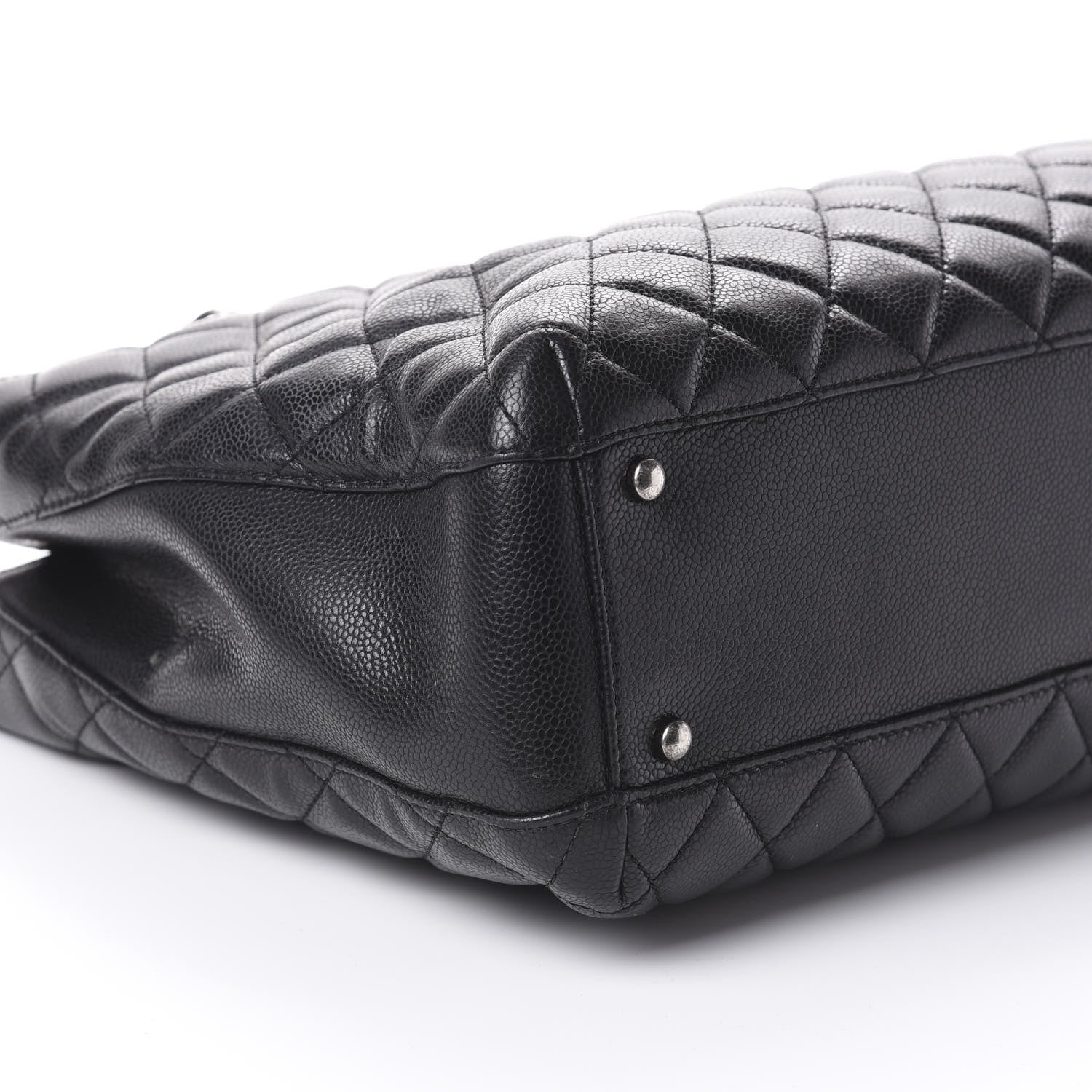 Chanel Caviar Quilted City Shopping Tote Black 8 of 11