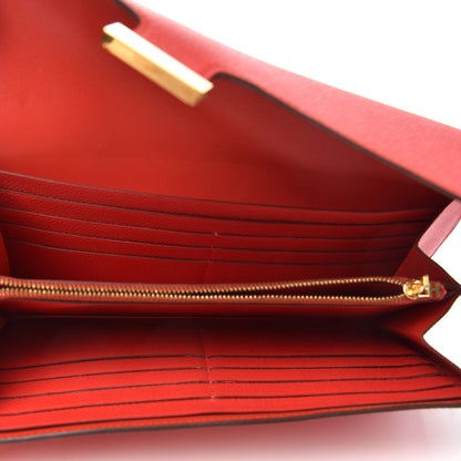 Hermes Epsom Constance Long Wallet Rouge Tomate 5 of 6