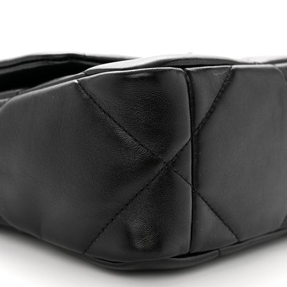 Chanel Lambskin Quilted Medium Chanel 19 Flap So Black 9 of 10