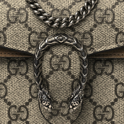 Gucci GG Supreme Monogram Super Mini Dionysus Shoulder Bag Taupe 7 of 10
