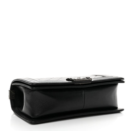 Chanel Caviar Quilted Medium Boy Flap Black 4 of 12