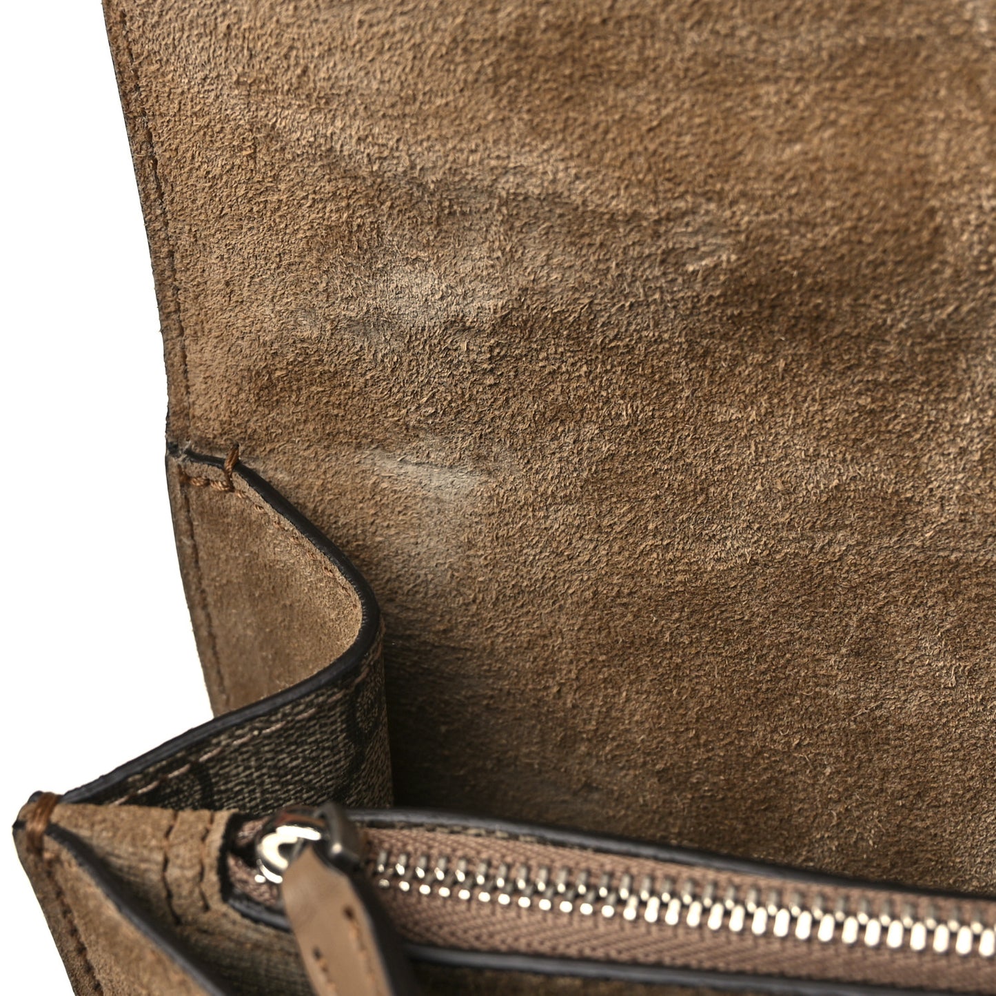 GG Supreme Monogram Small Dionysus Shoulder Bag Taupe