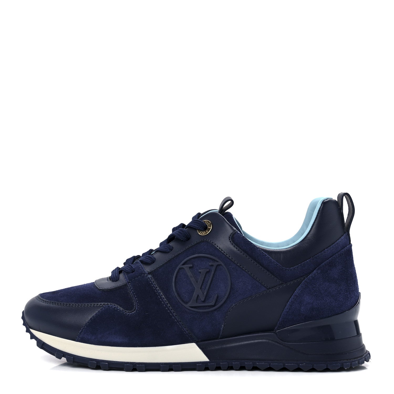 Louis Vuitton Suede Run Away Sneakers 37 Blue 1 of 8