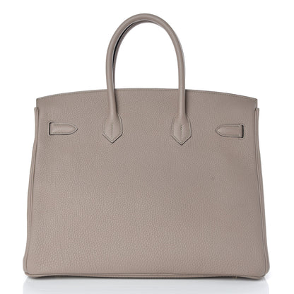 Hermes Togo Birkin 35 Gris Asphalte 3 of 35
