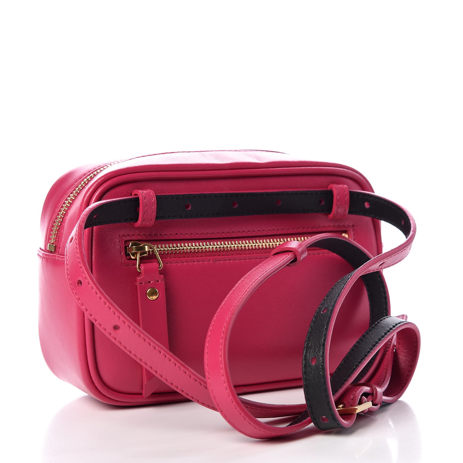 Saint Laurent Calfskin Matelasse Monogram Lou Belt Bag Bright Pink 3 of 9