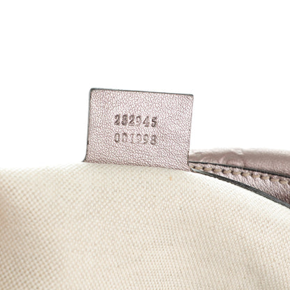 Gucci Metallic Guccissima Large GG Twins Hobo Mauve 7 of 7