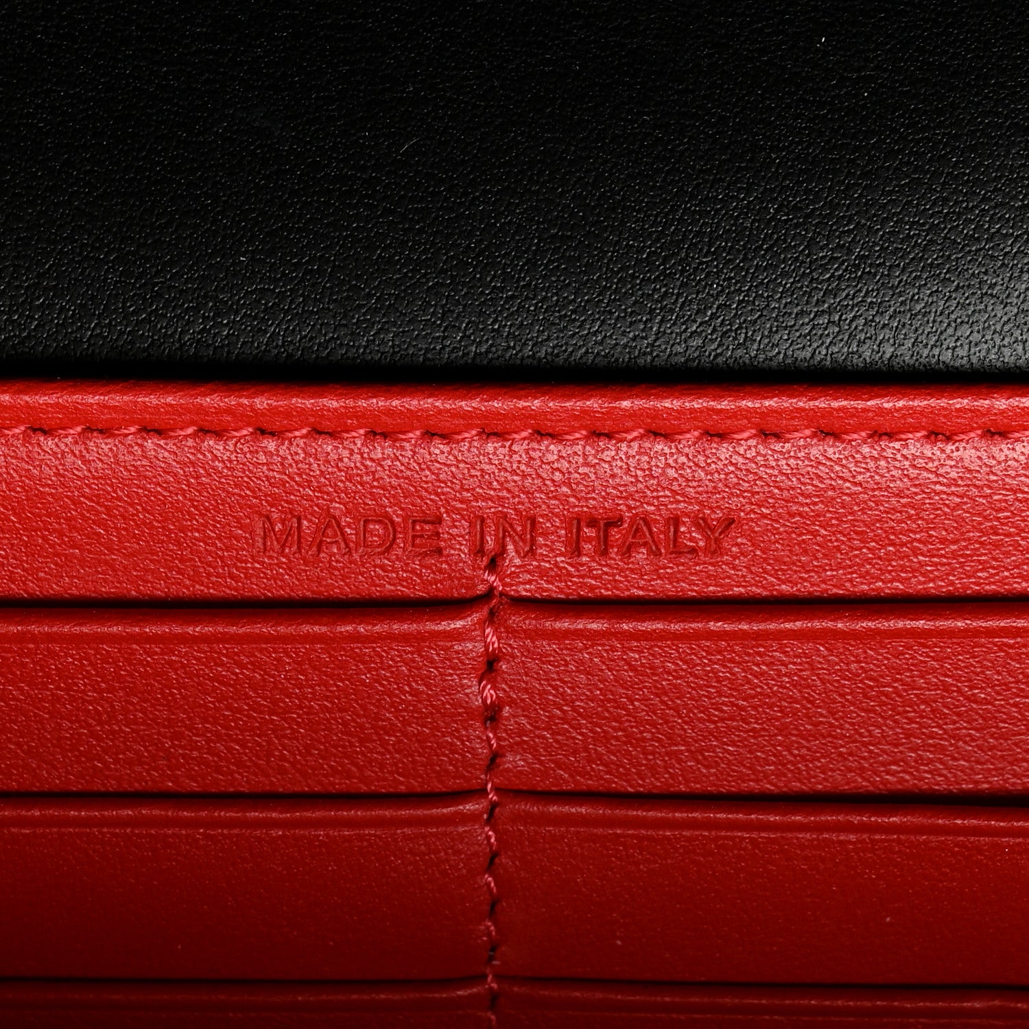 Christian Louboutin Calfskin Macaron Spiked Flap Wallet Black 7 of 7