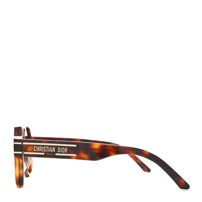 Christian Dior Acetate Diorsignature A1U Pilot Sunglasses Havana 3 of 7
