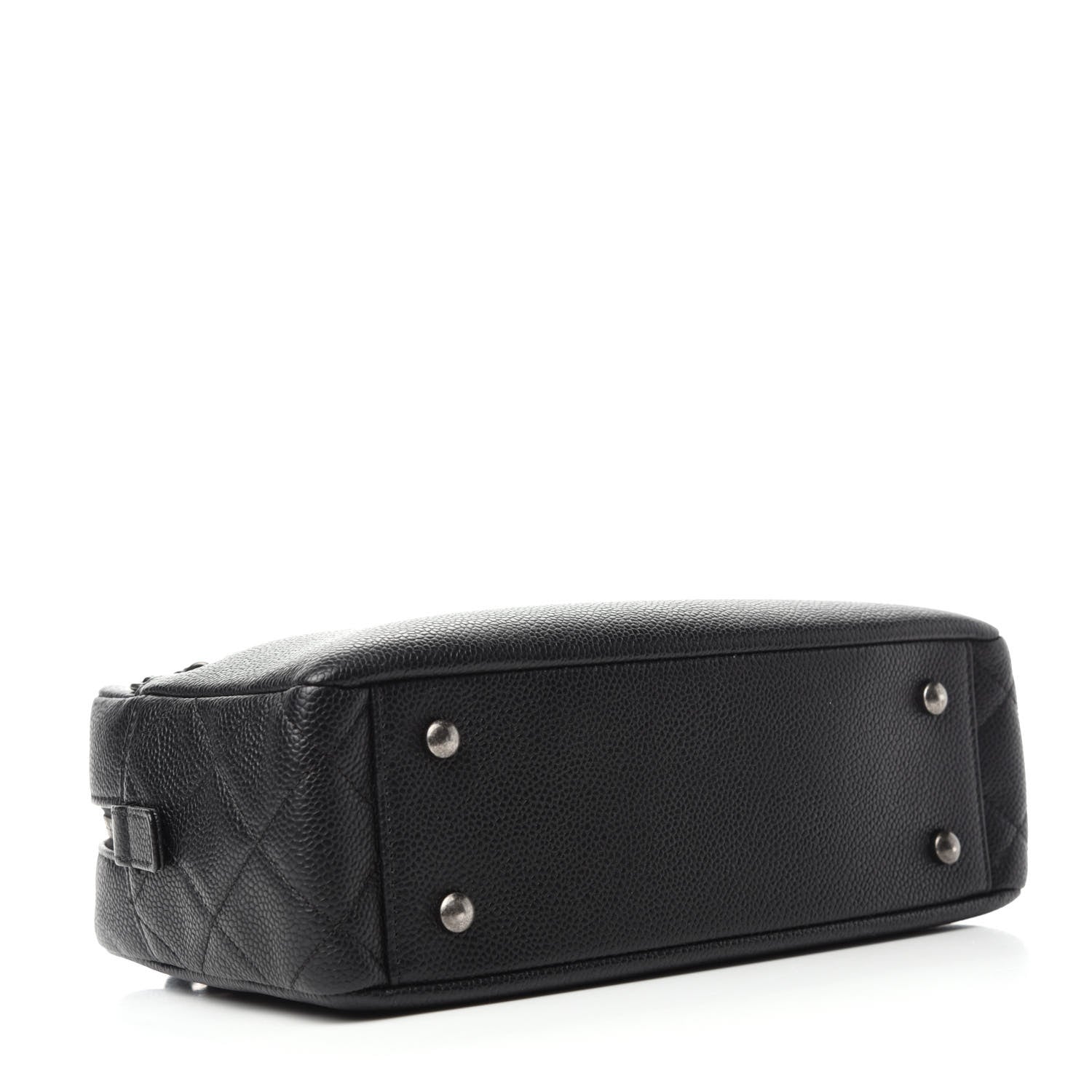 Chanel Caviar Lambskin Quilted Coco Break Camera Case Black 5 of 11