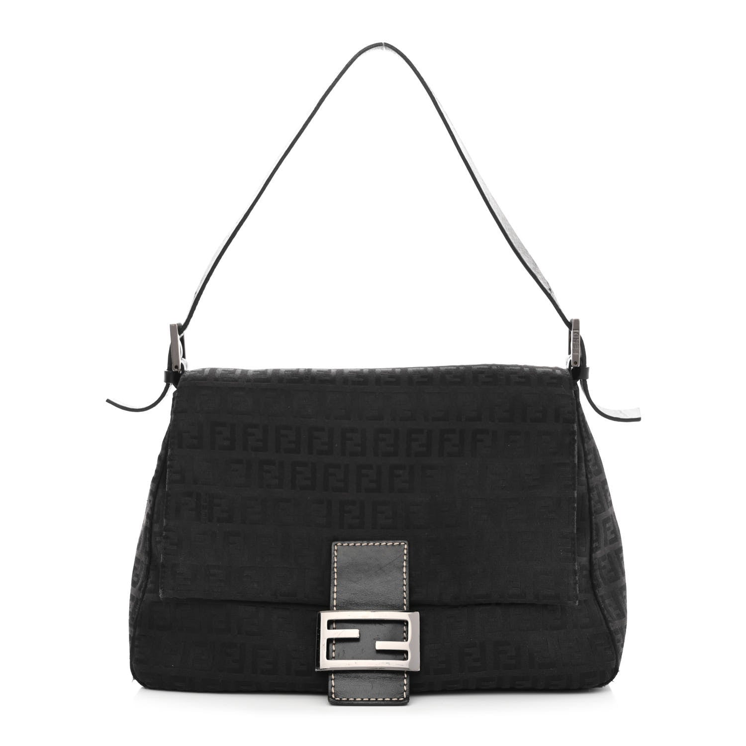 Fendi Zucchino Mama Baguette Black 1 of 9