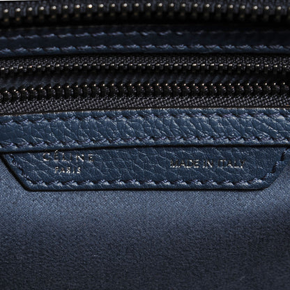 Celine Drummed Calfskin Micro Luggage Orage 7 of 8