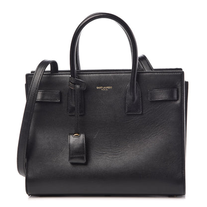 Saint Laurent Calfskin Baby Sac De Jour Black 1 of 12
