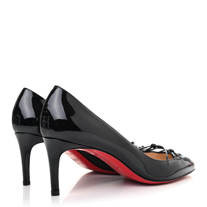 Christian Louboutin Patent Calfskin Basico 70 Pumps 37.5 Black 3 of 4