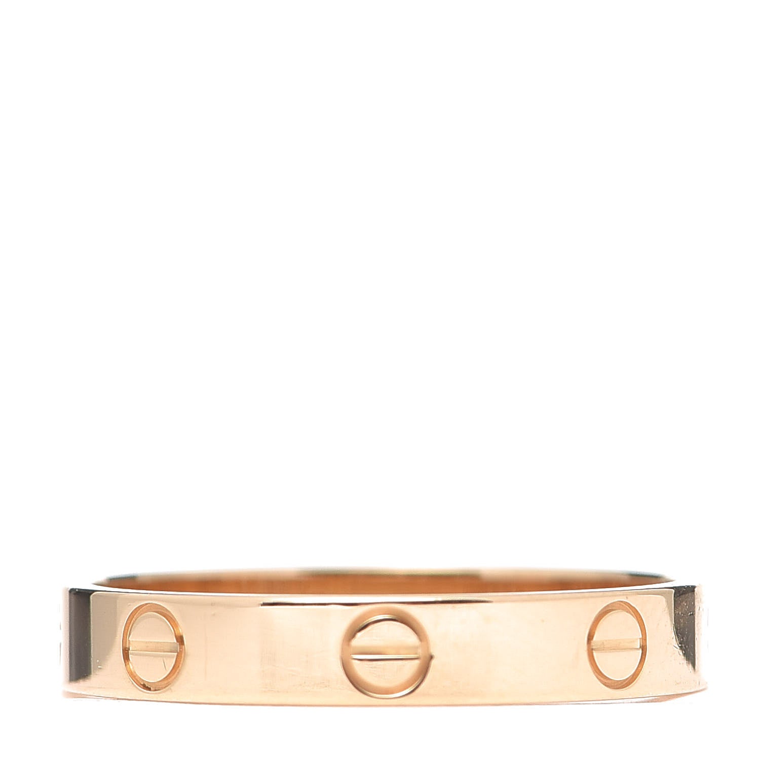 Cartier 18K Yellow Gold 3.5mm LOVE Wedding Band Ring 61 9.5 3 of 5