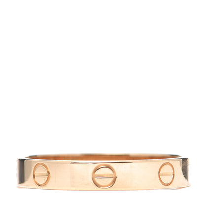 Cartier 18K Yellow Gold 3.5mm LOVE Wedding Band Ring 61 9.5 3 of 5