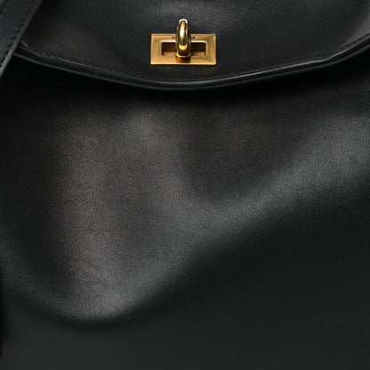 Balenciaga Natural Smooth Calfskin Small Rodeo Top Handle Handbag Black 7 of 10