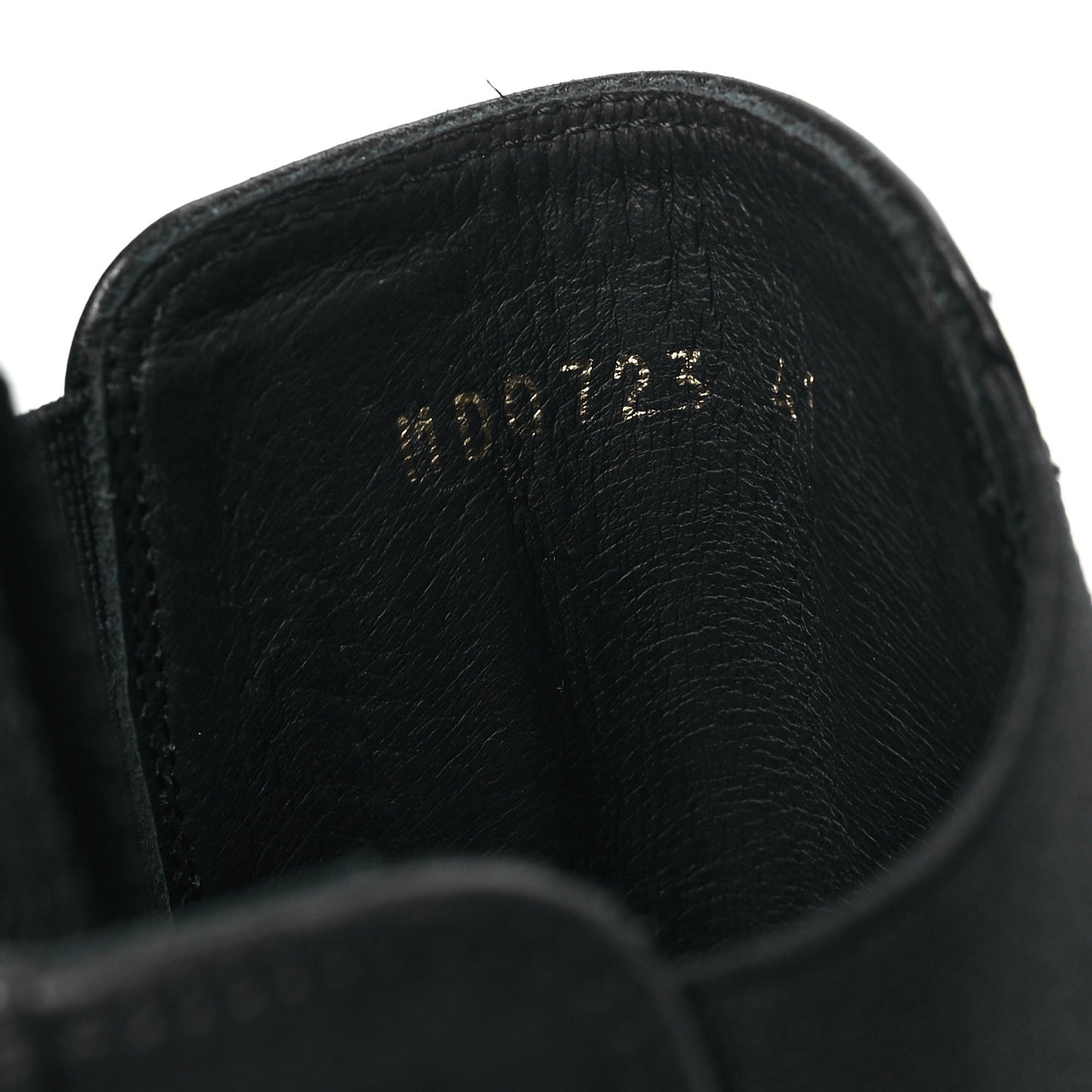 Calfskin Empreinte Ankle Boots 41 Black