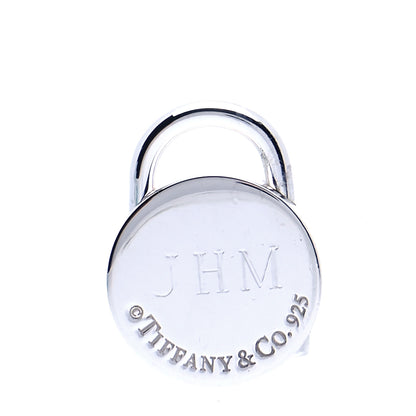Tiffany Sterling Silver 1837 Round Padlock Charm 3 of 5