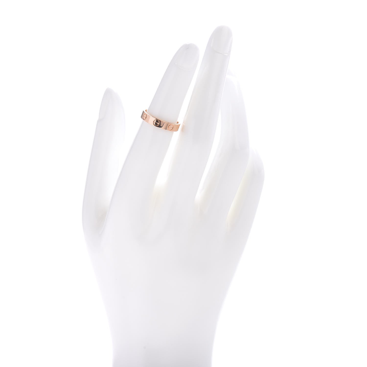 Cartier 18K Pink Gold 3.5mm LOVE Wedding Band Ring 49 4.75 2 of 4