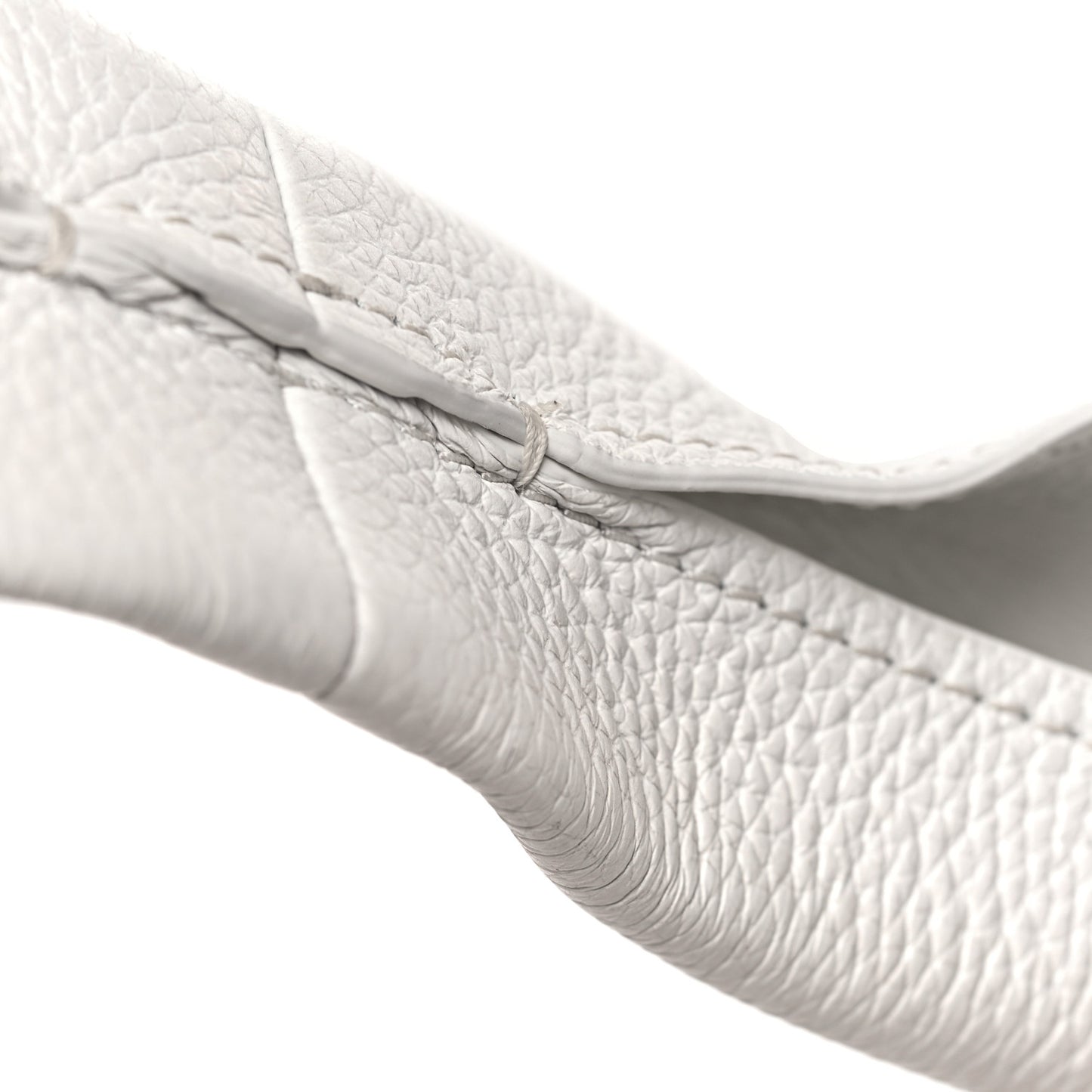 Grained Calfskin The XL Sack Bag White