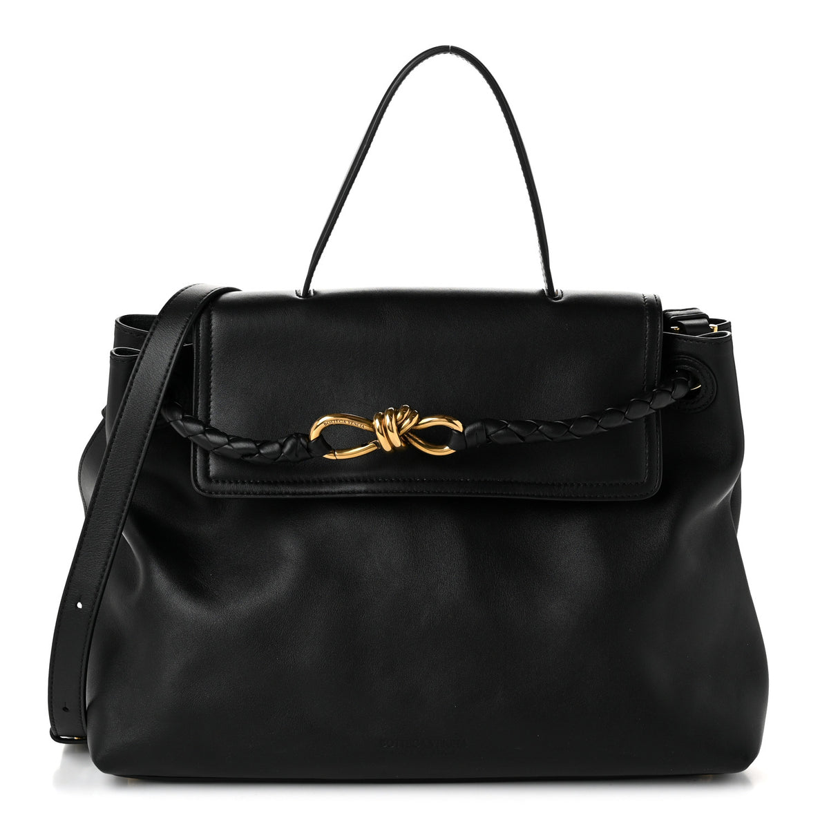 Bottega Veneta Silky Calfskin Medium Ciao Ciao Black 1 of 10